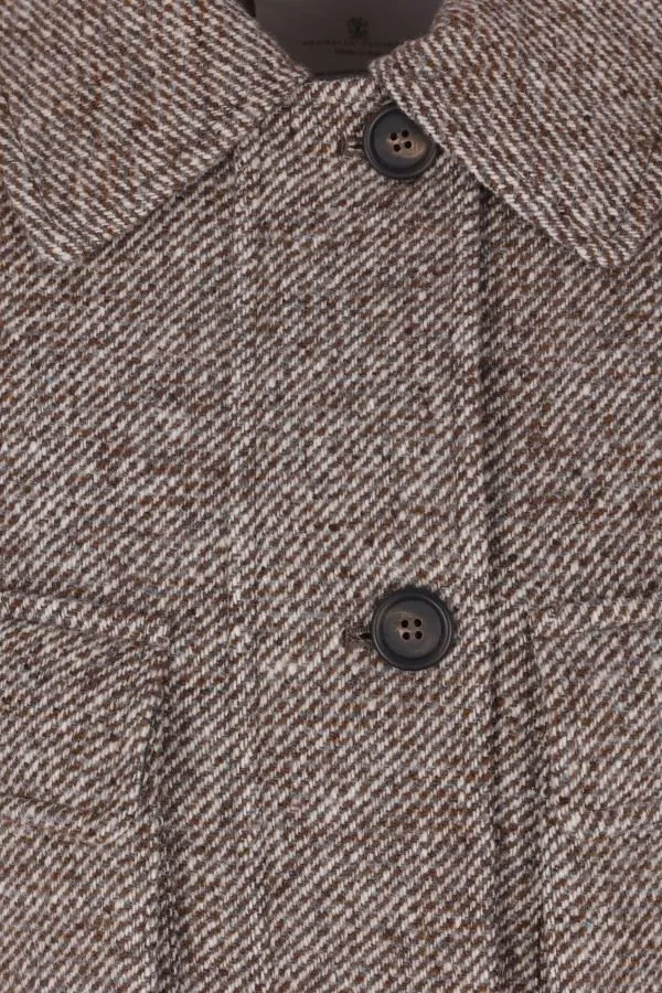 MÉLange Diagonal Monili Embellished Coat