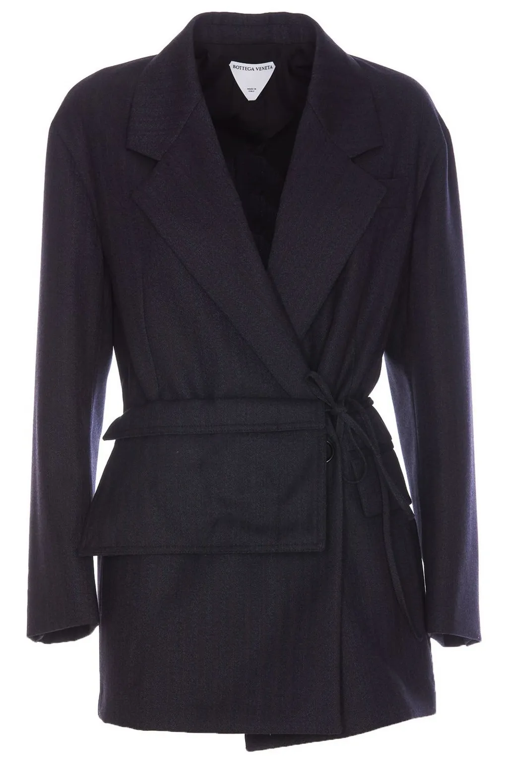 Striped Belted Jacket