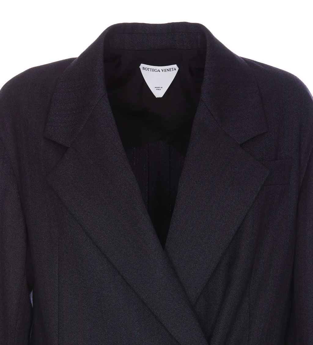 Striped Belted Jacket