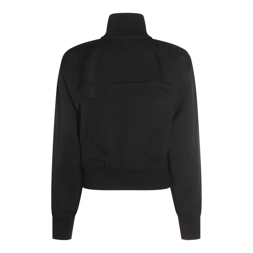 High Neck Zipped Jacket