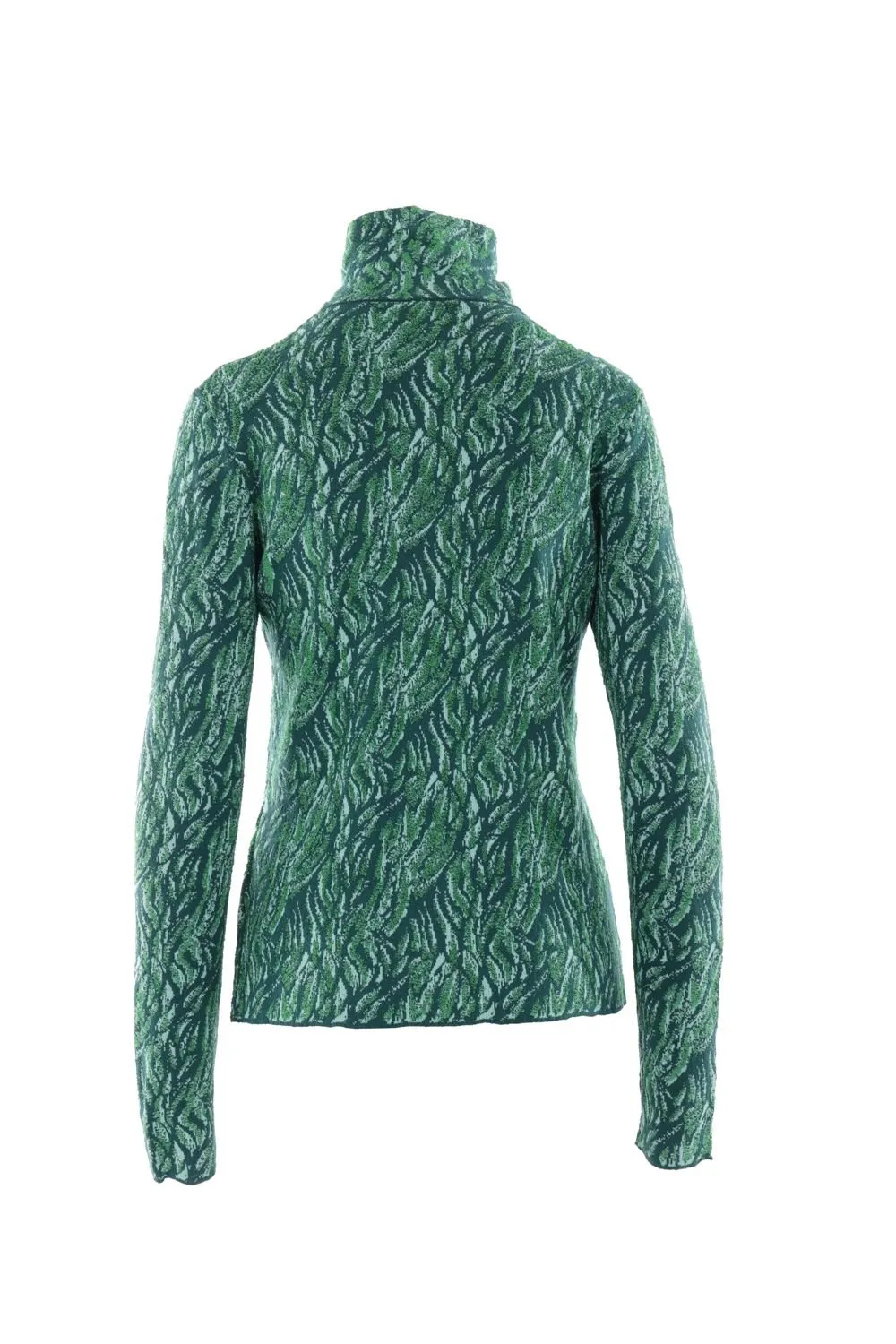 Long Sleeved Jacquard Cardigan