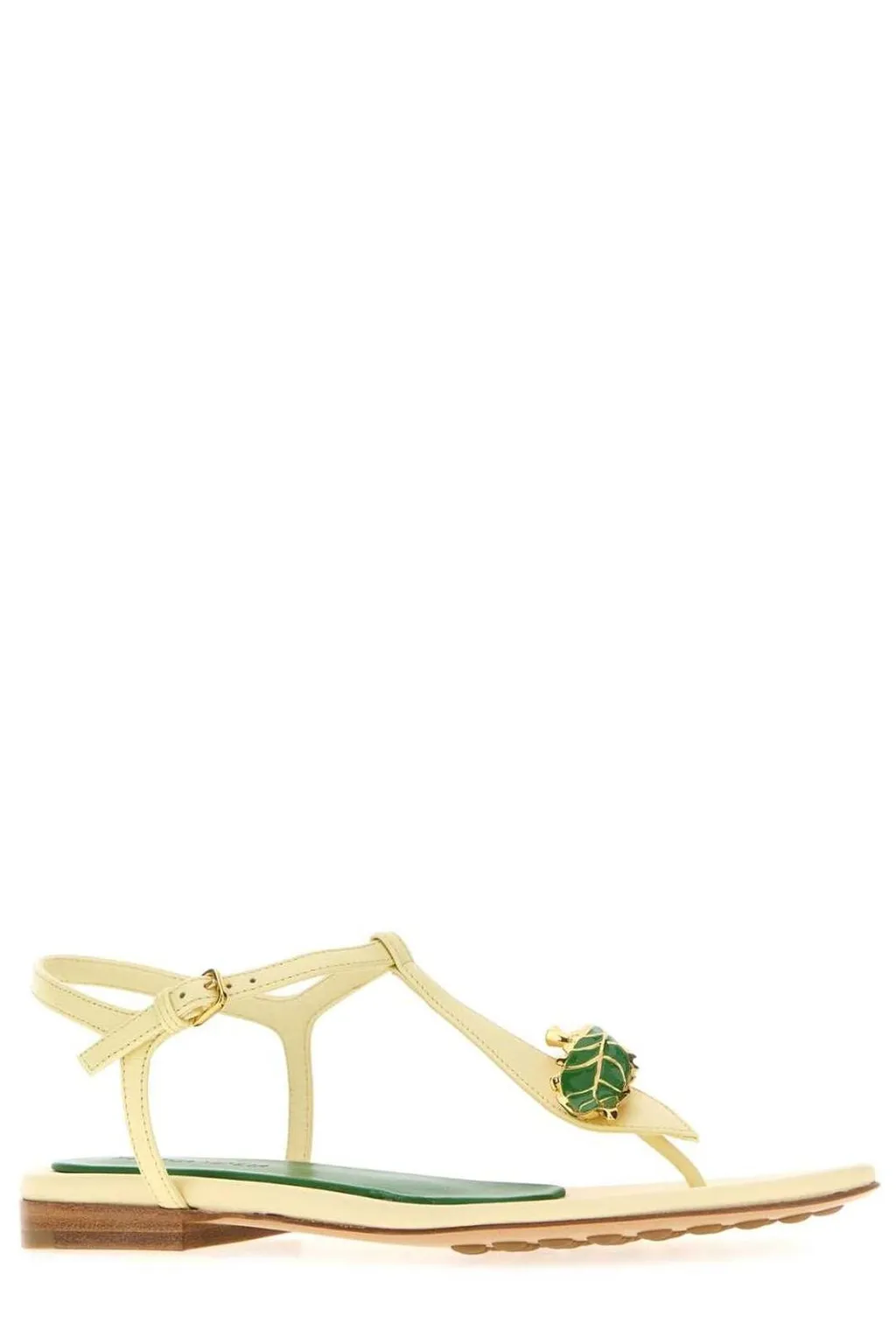 Floral Embellished Thong Flip Flops