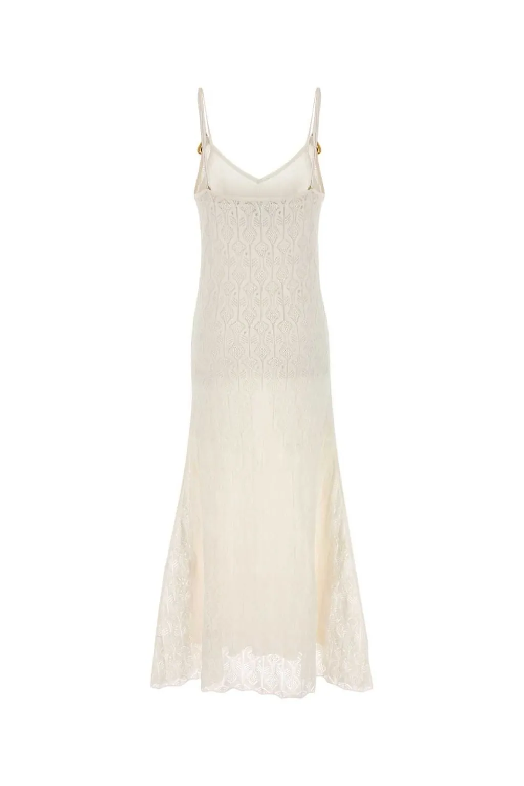 Open Knit Midi Dress