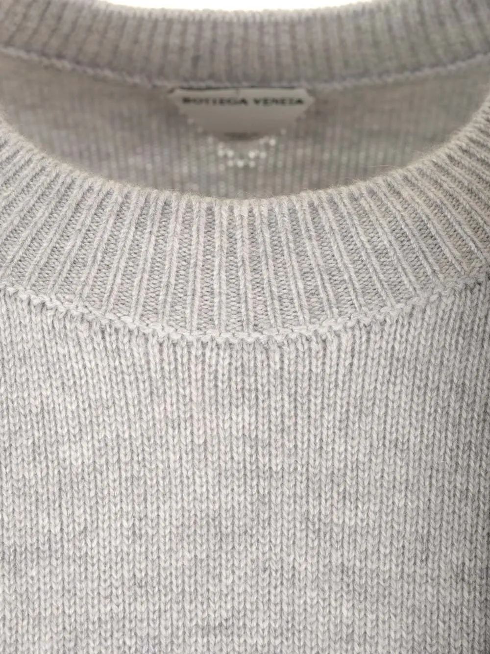 Intrecciato Leather Patches Jumper
