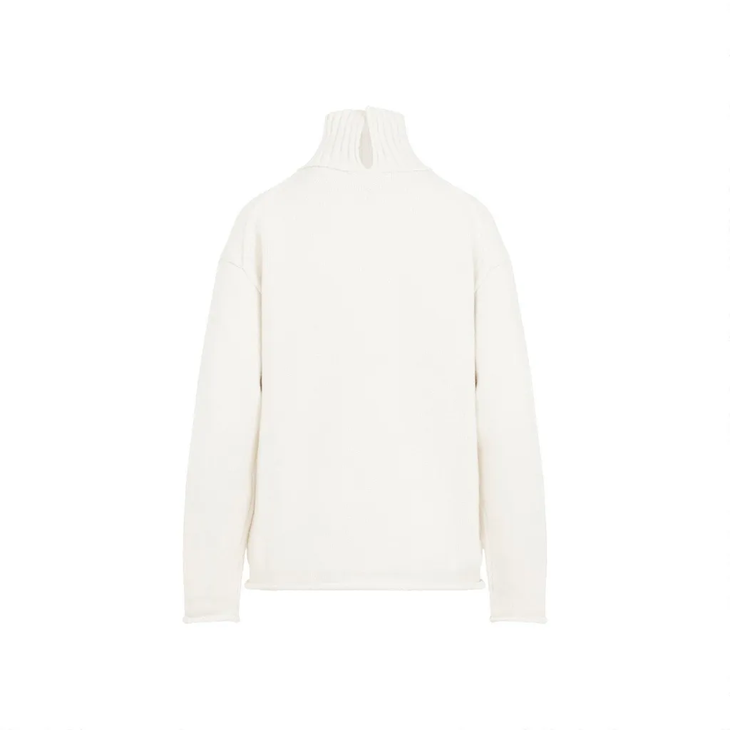 High Neck Knitted Jumper