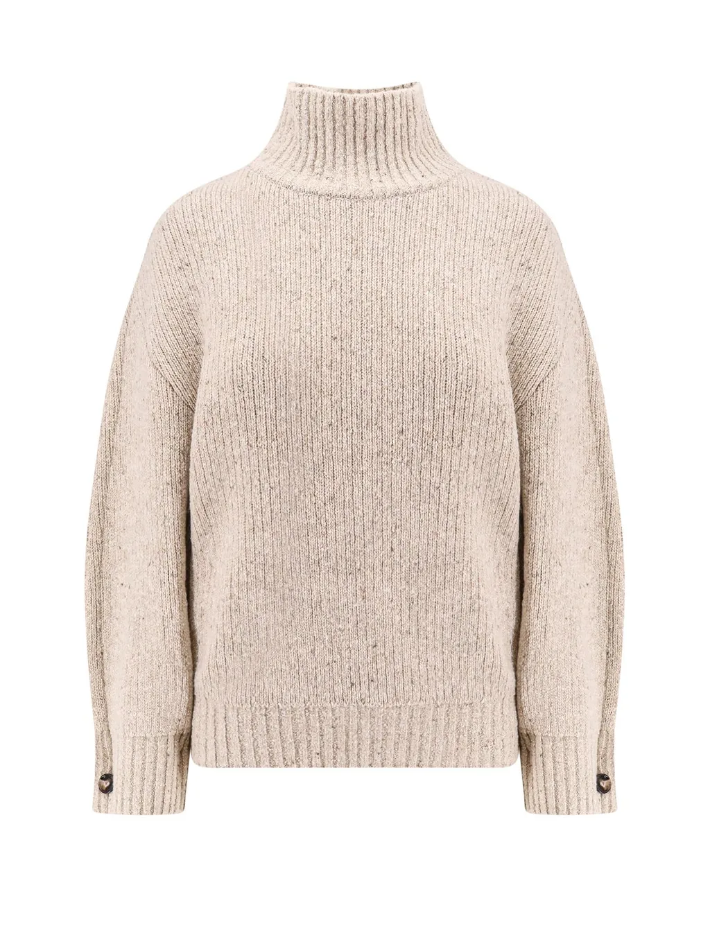 High Neck Ribbed Jumper