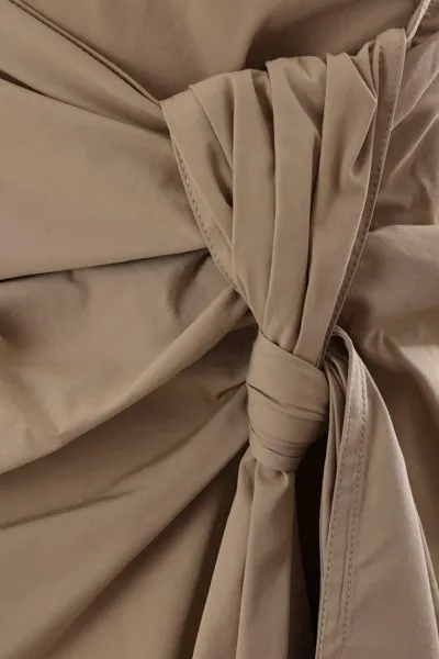 Asymmetric Hem Midi Skirt