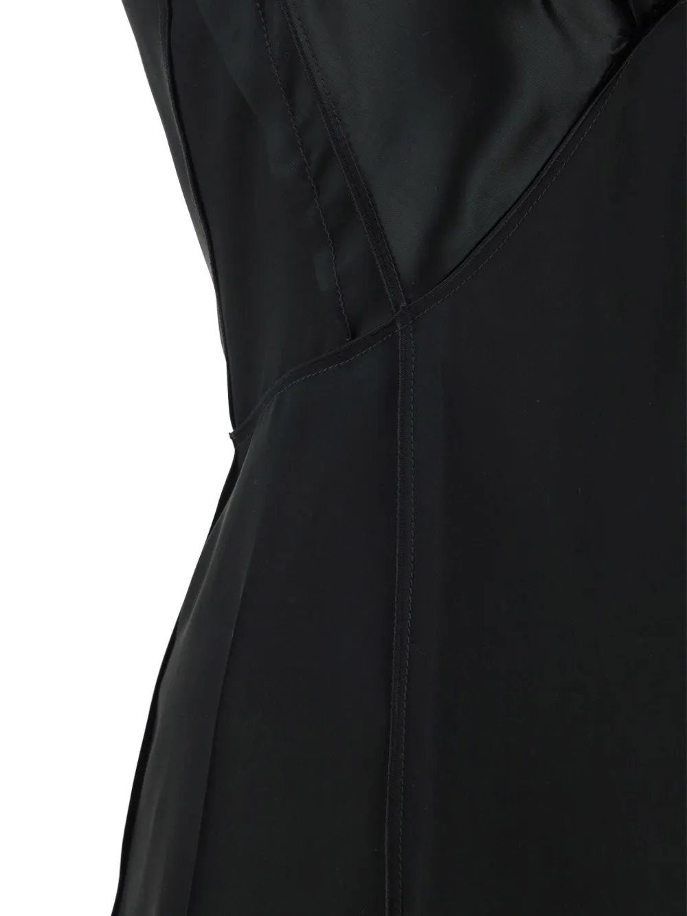 V-Neck Satin Dress