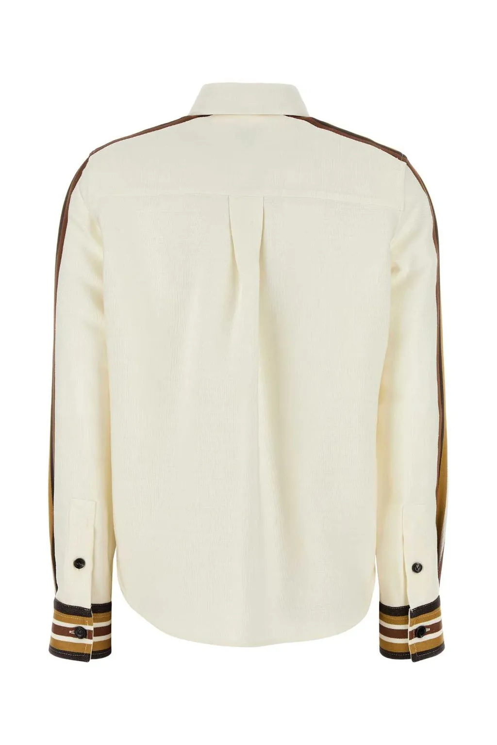 Band Sleeved Buttoned Shirt