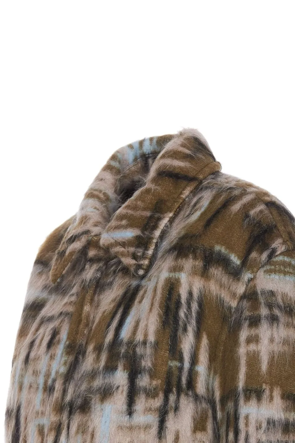Check Patterned Relaxed Fit Jacket