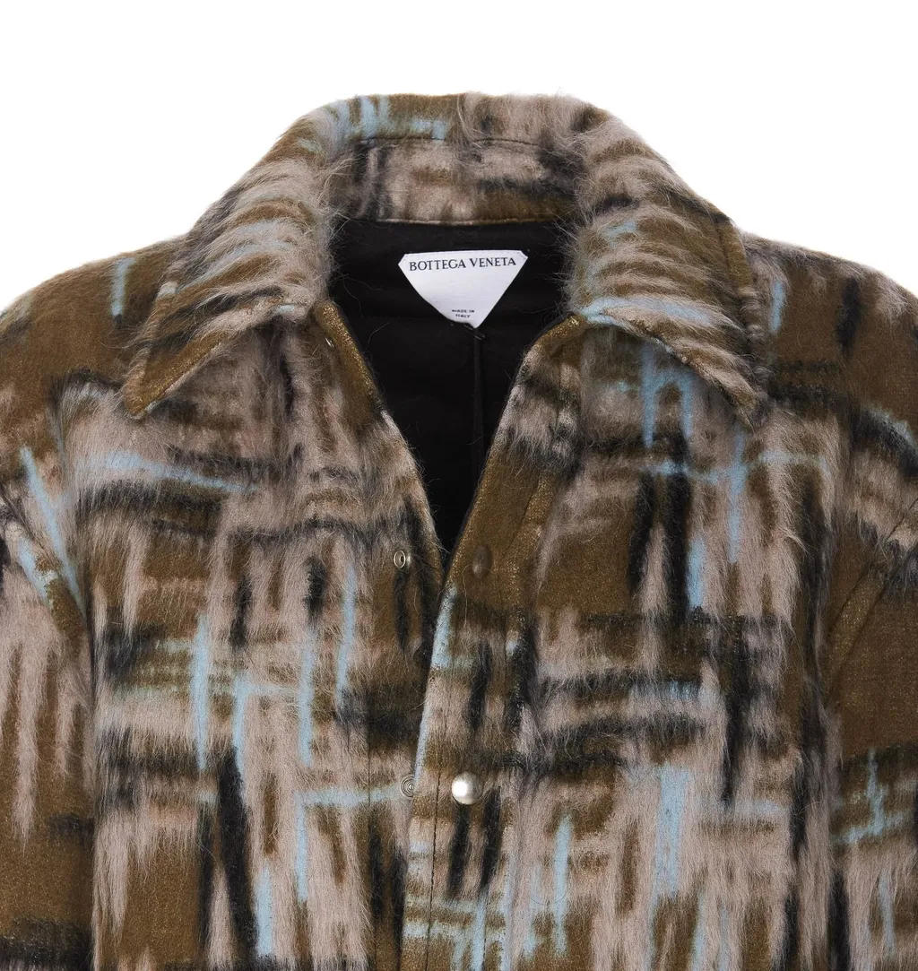 Check Patterned Relaxed Fit Jacket