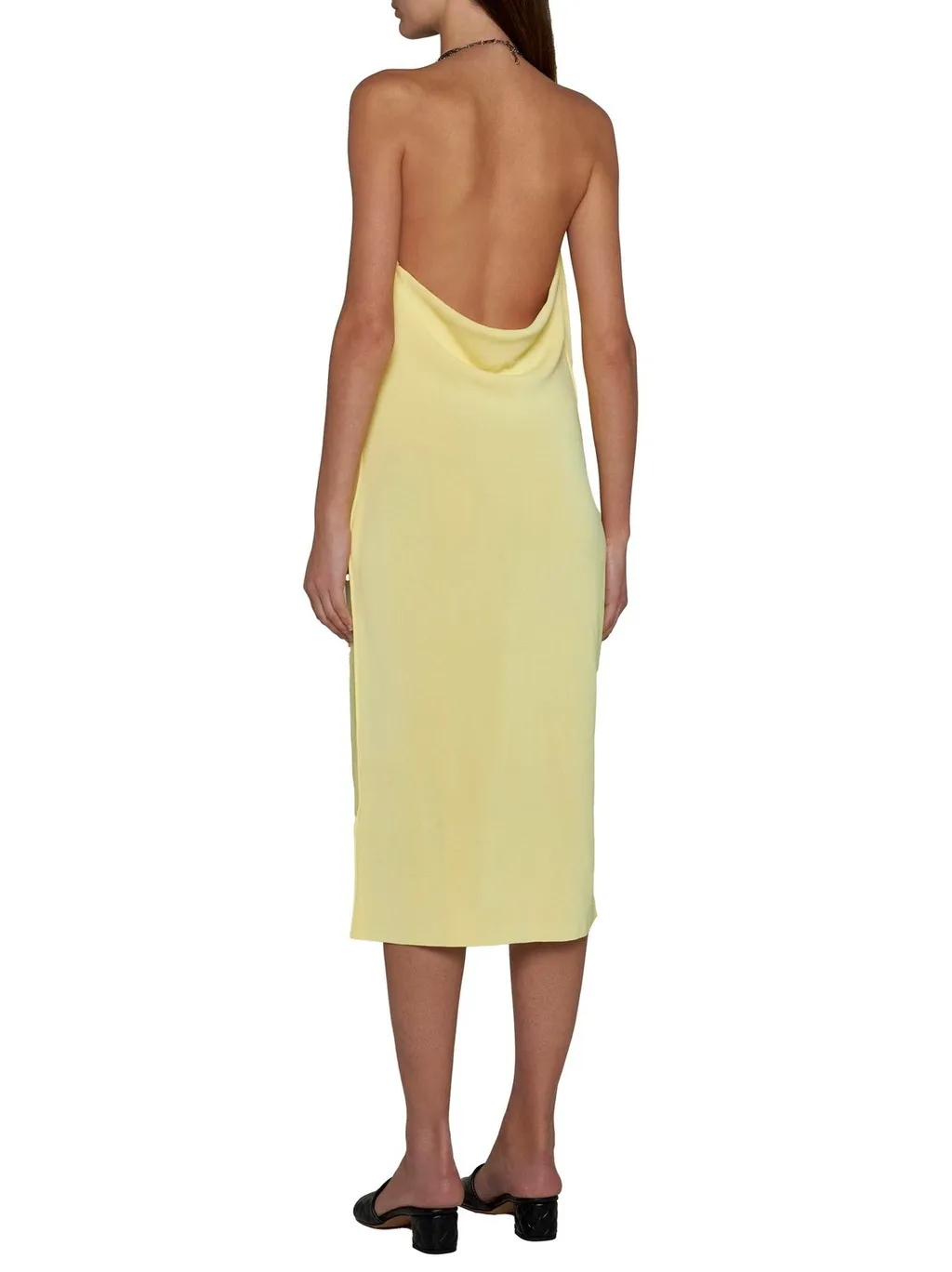Chain Detailed Midi Dress