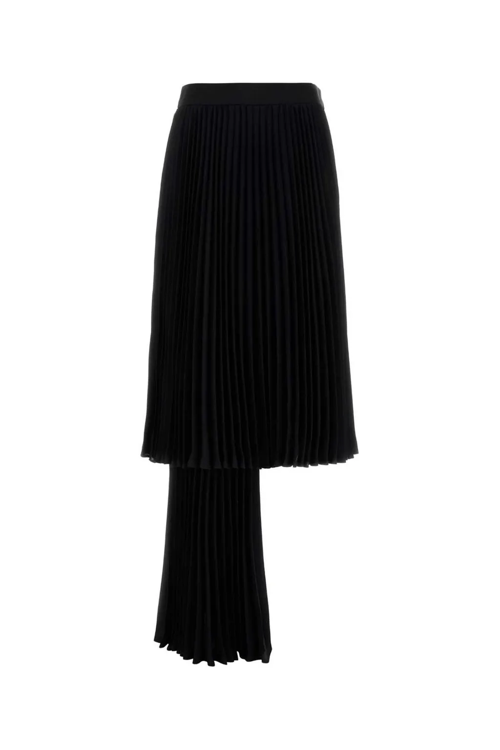 Draped Pleated Skirt