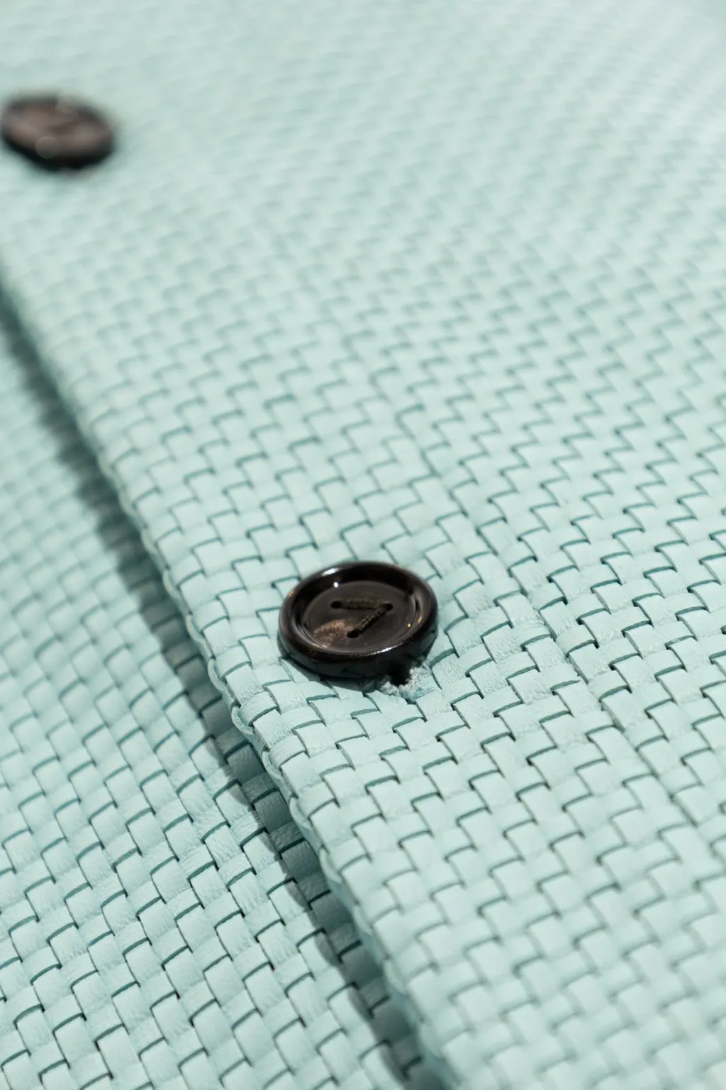 Mini Intrecciato Leather Shirt