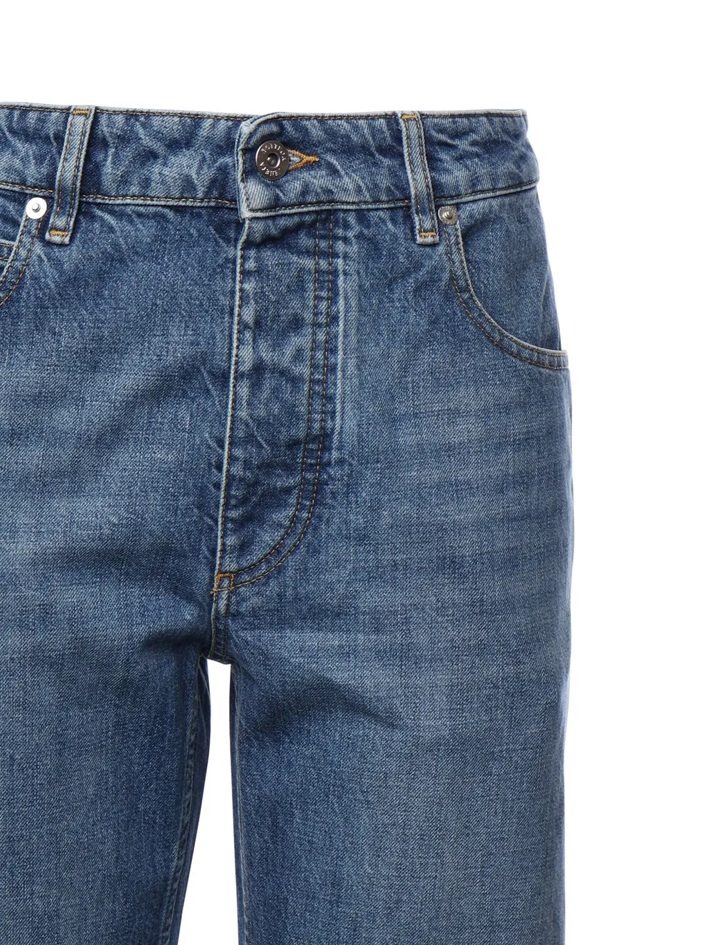 Mid-Rise Boyfriend Leg Jeans