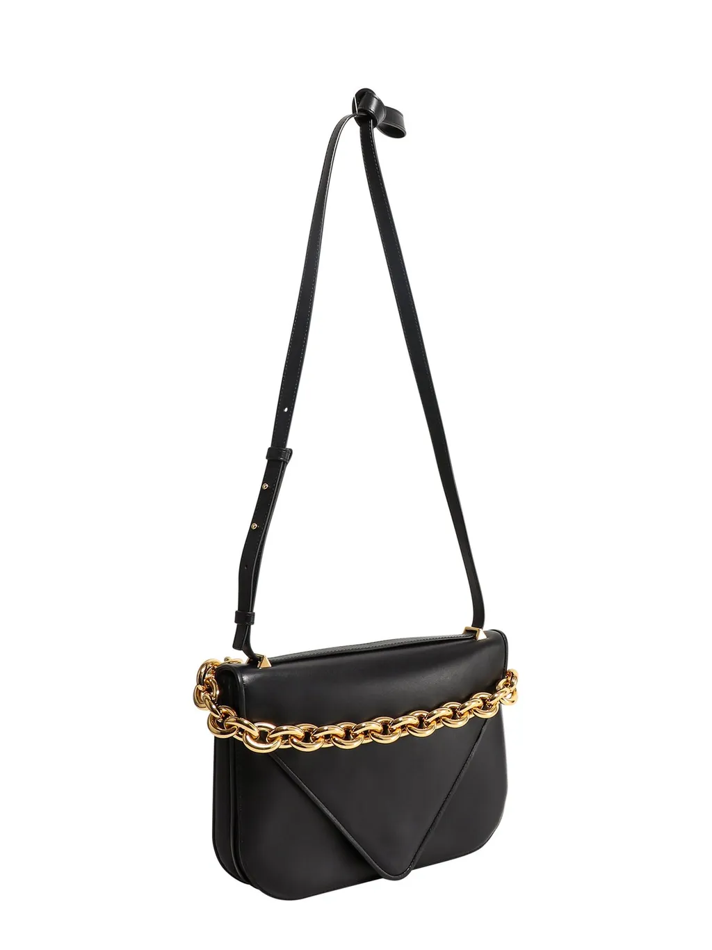 Chain-Detail Shoulder Bag