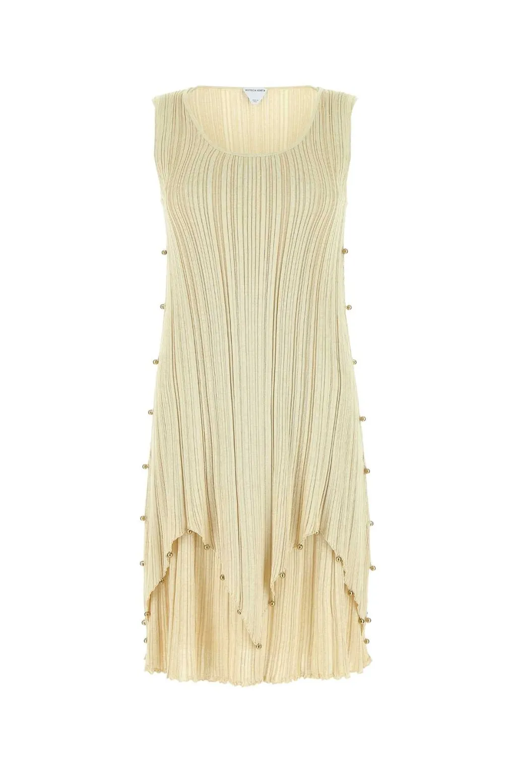 Embellished Pleated Dress