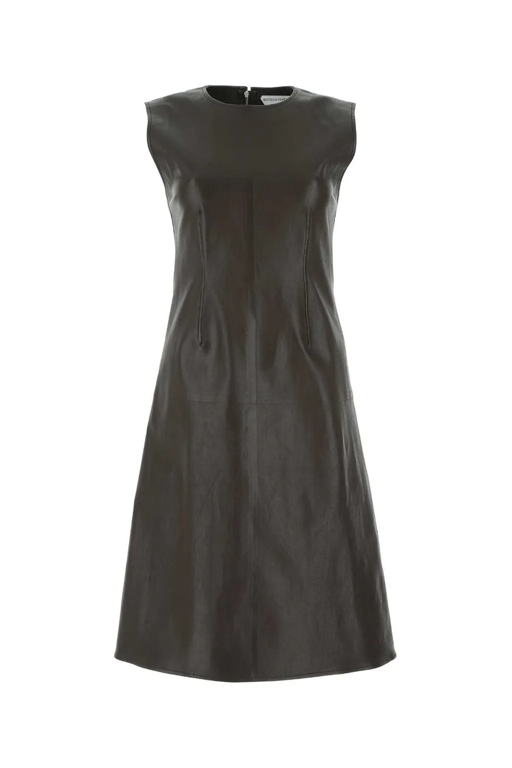 Sleeveless Leather Dress