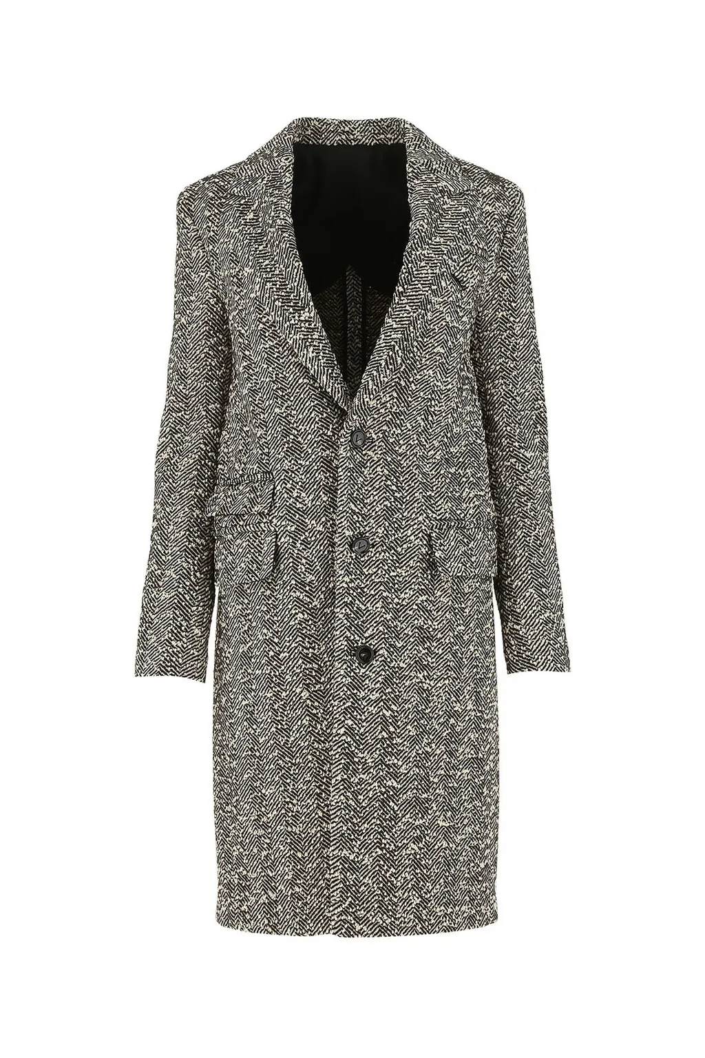 Single Breasted Buttoned Coat