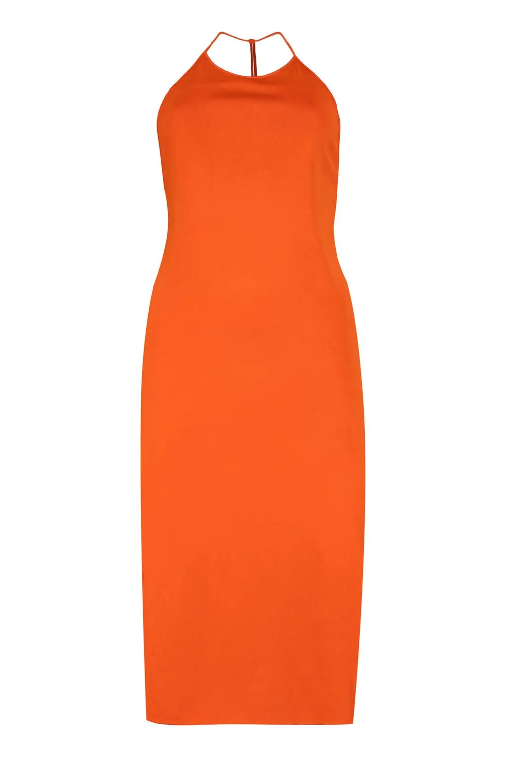 Open Back Halterneck Dress