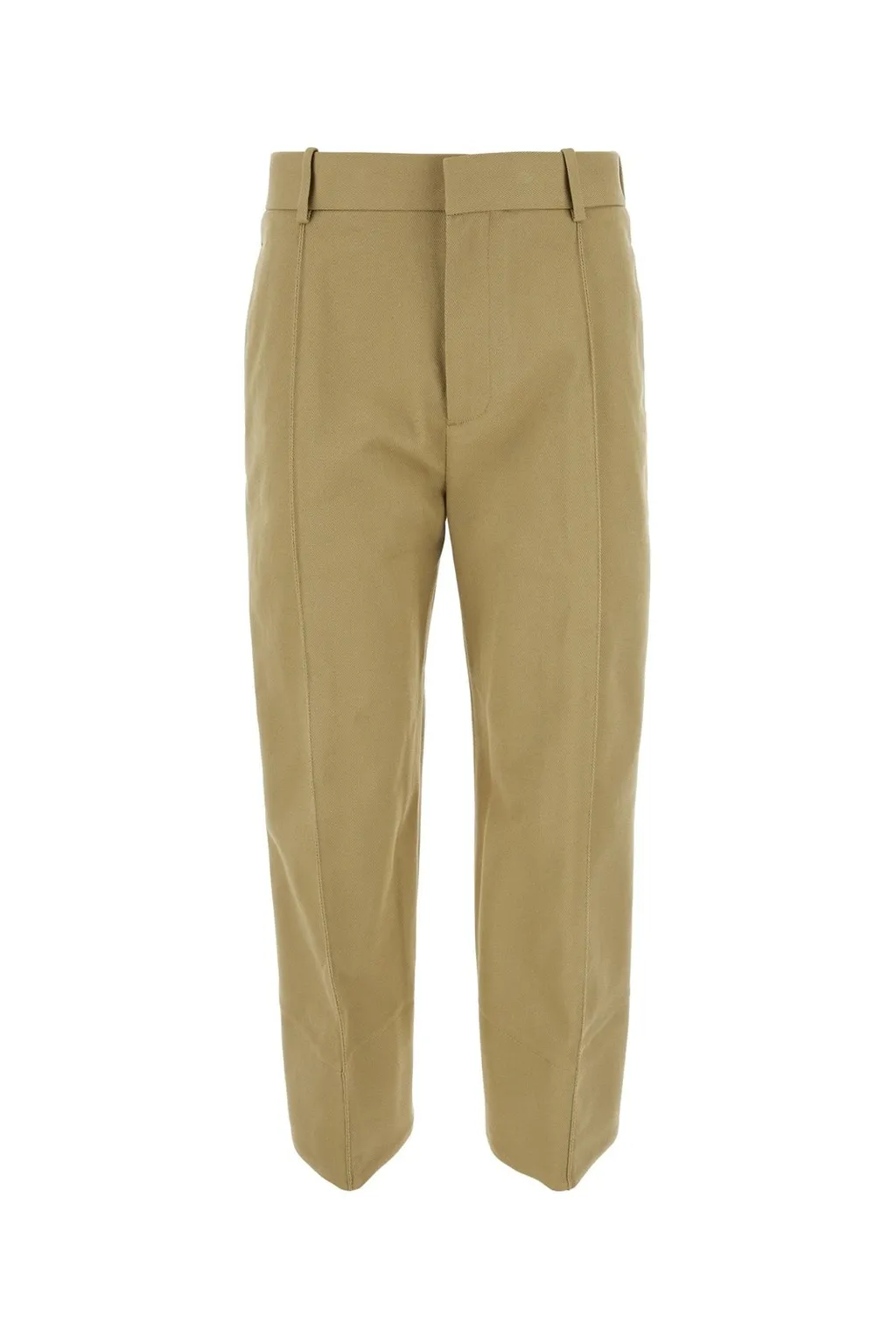 Cropped Straight Leg Trousers