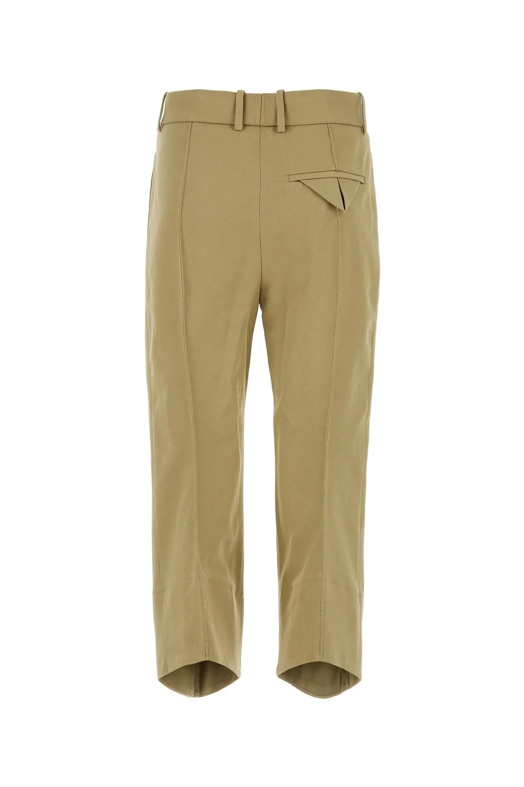 Cropped Straight Leg Trousers