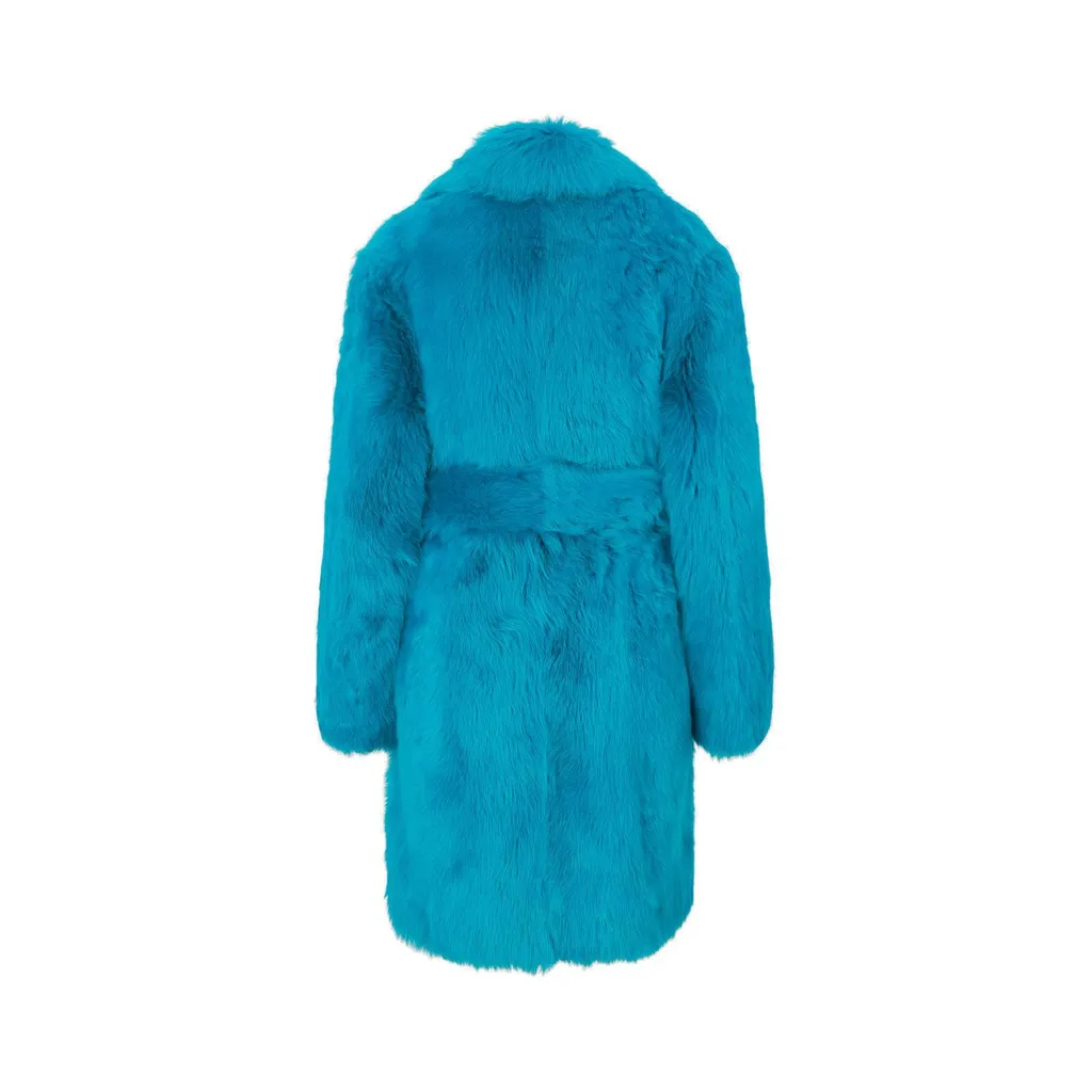 Shearling Long-Sleeved Coat