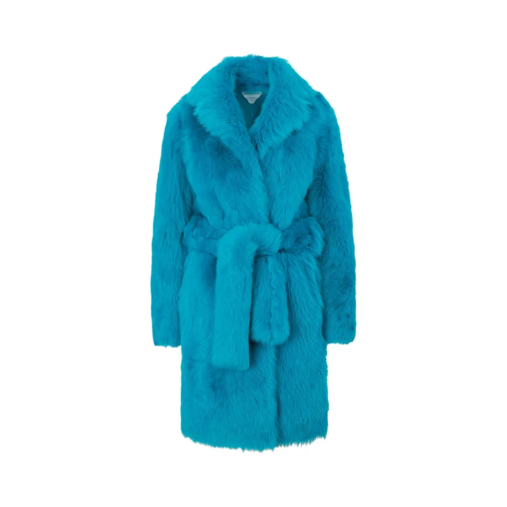 Shearling Long-Sleeved Coat