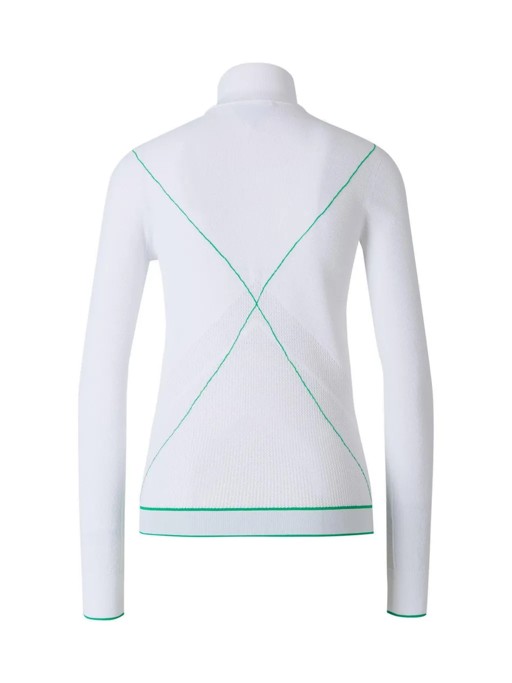 Turtleneck Contrast Stitched Jumper