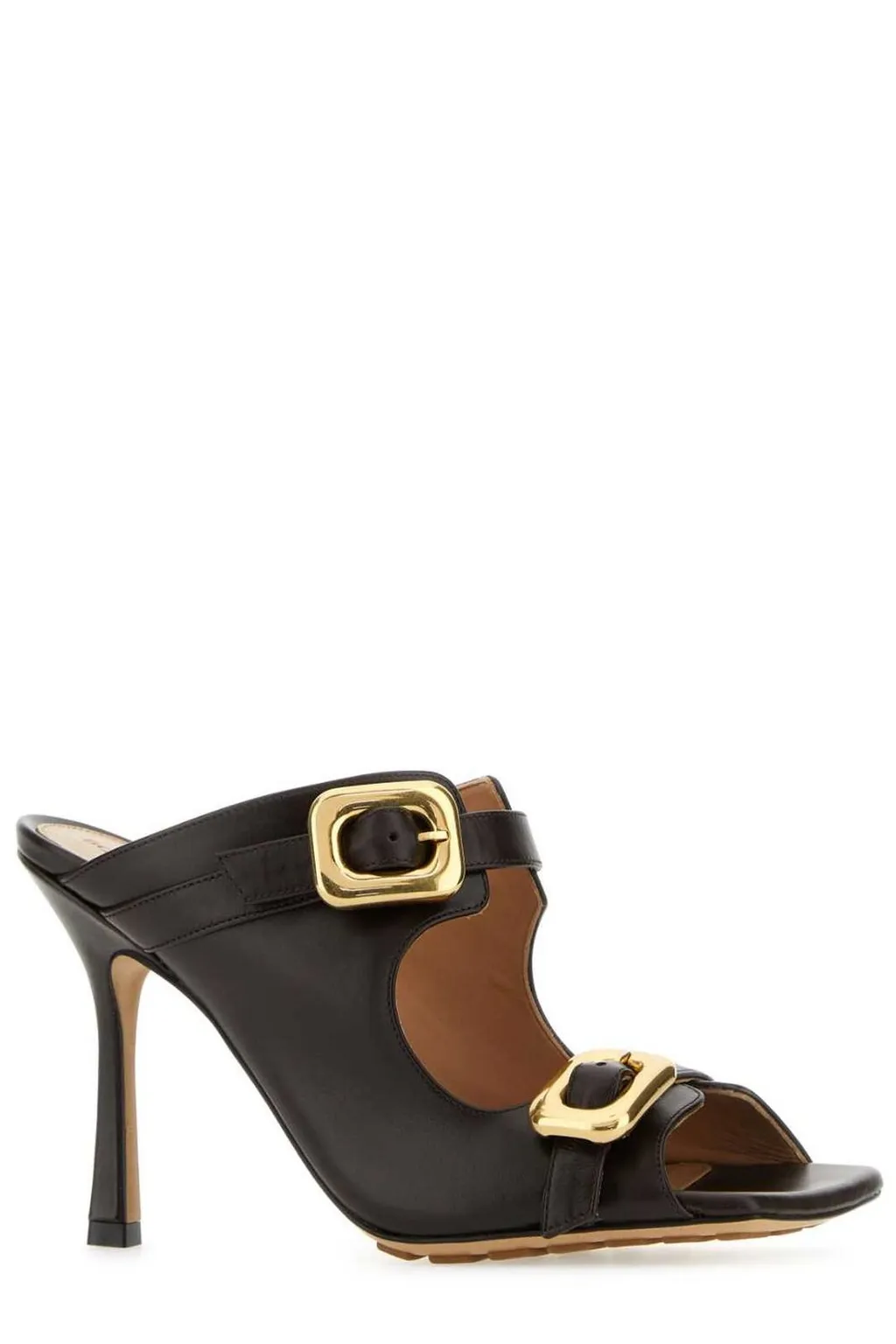 Strapped Buckle Heel Sandals