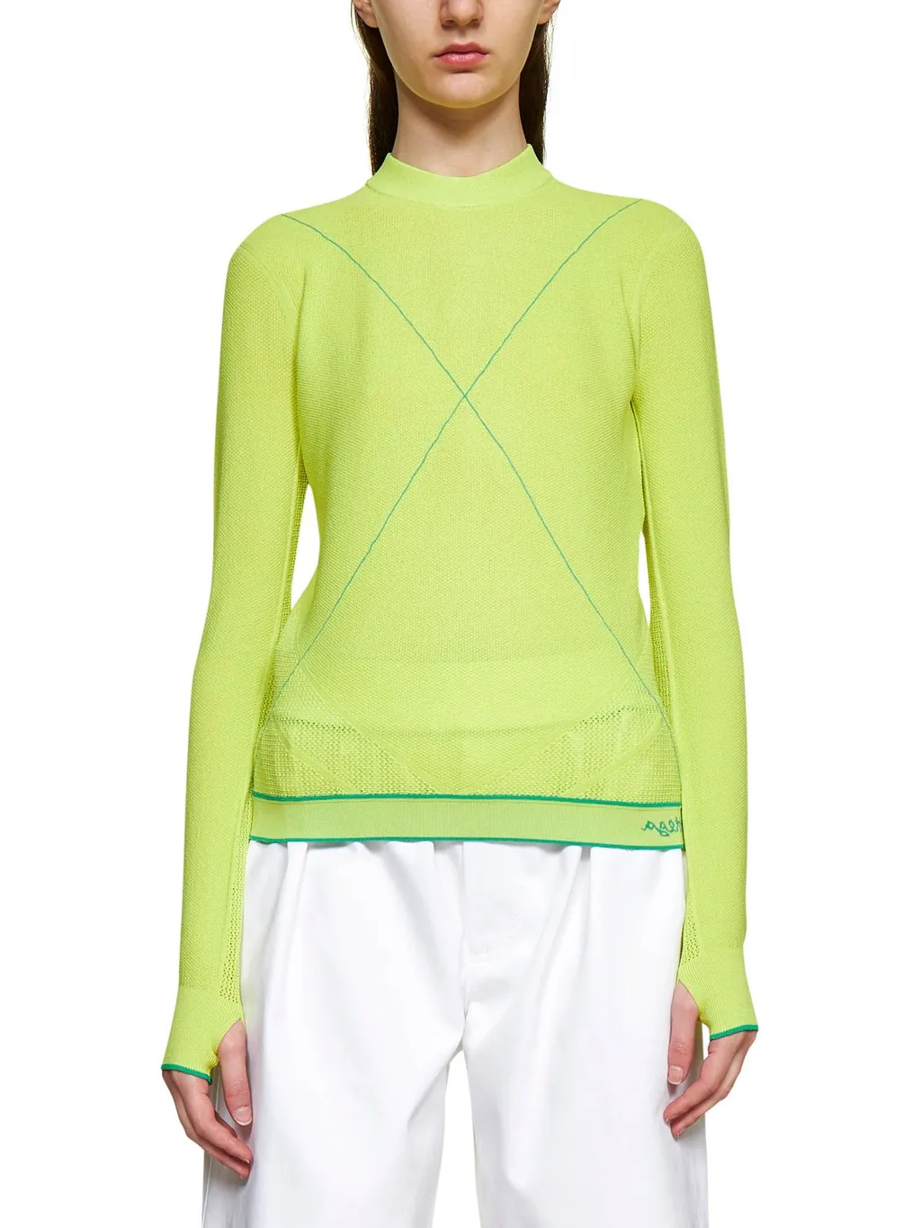 Logo Intarsia Crewneck Jumper