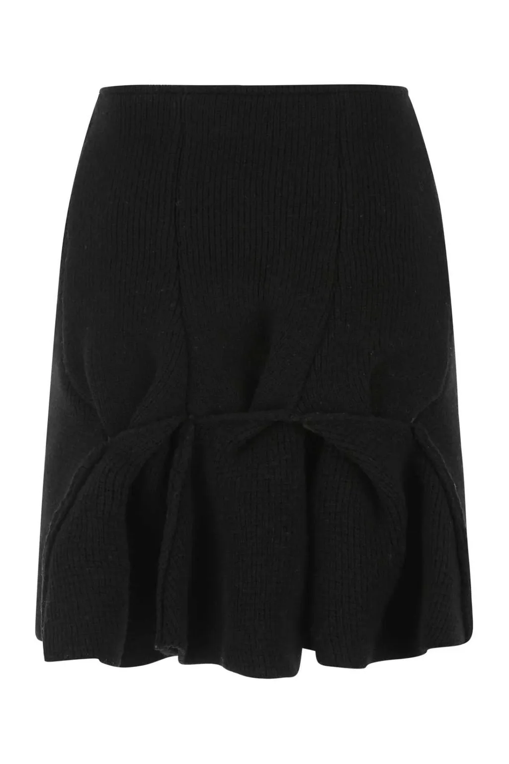 Godet Detailed Mini Skirt