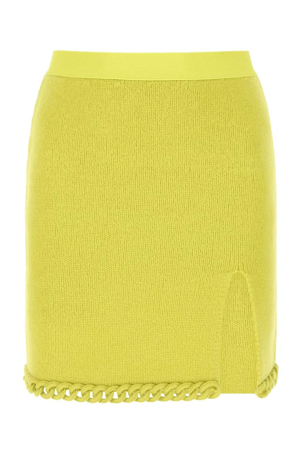 High-Waisted Knit Mini Skirt