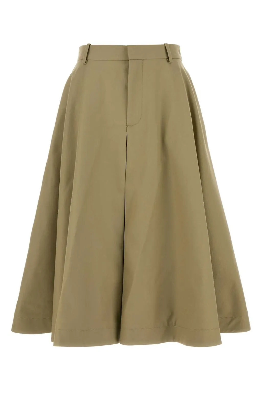 Twill A-Line Skirt
