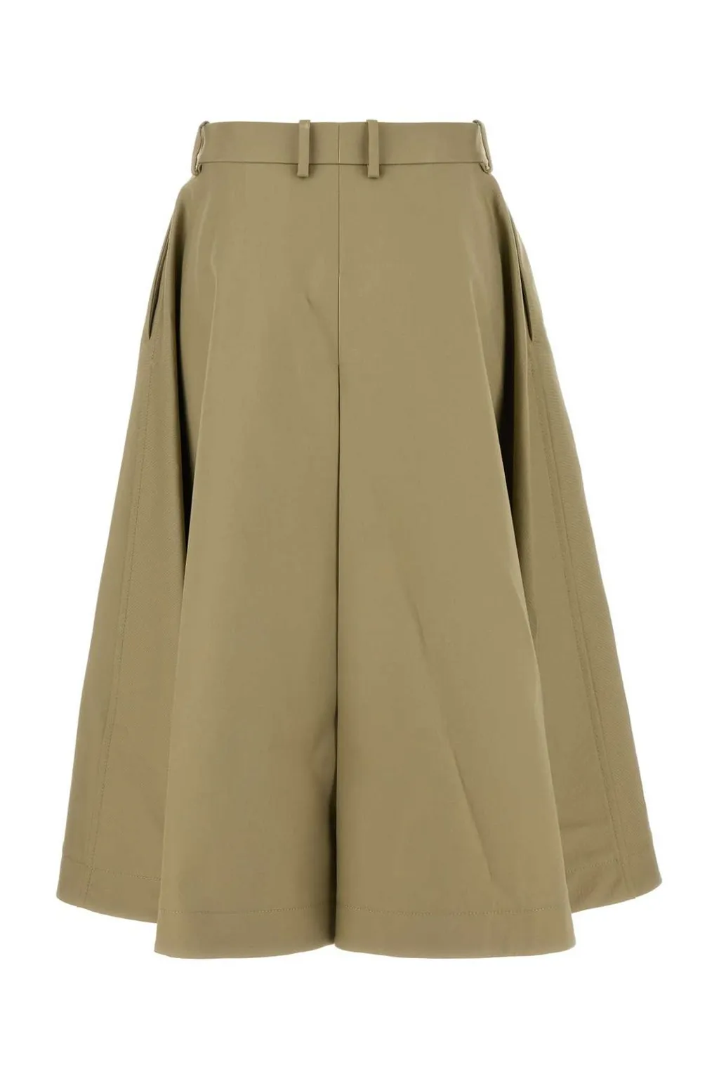 Twill A-Line Skirt