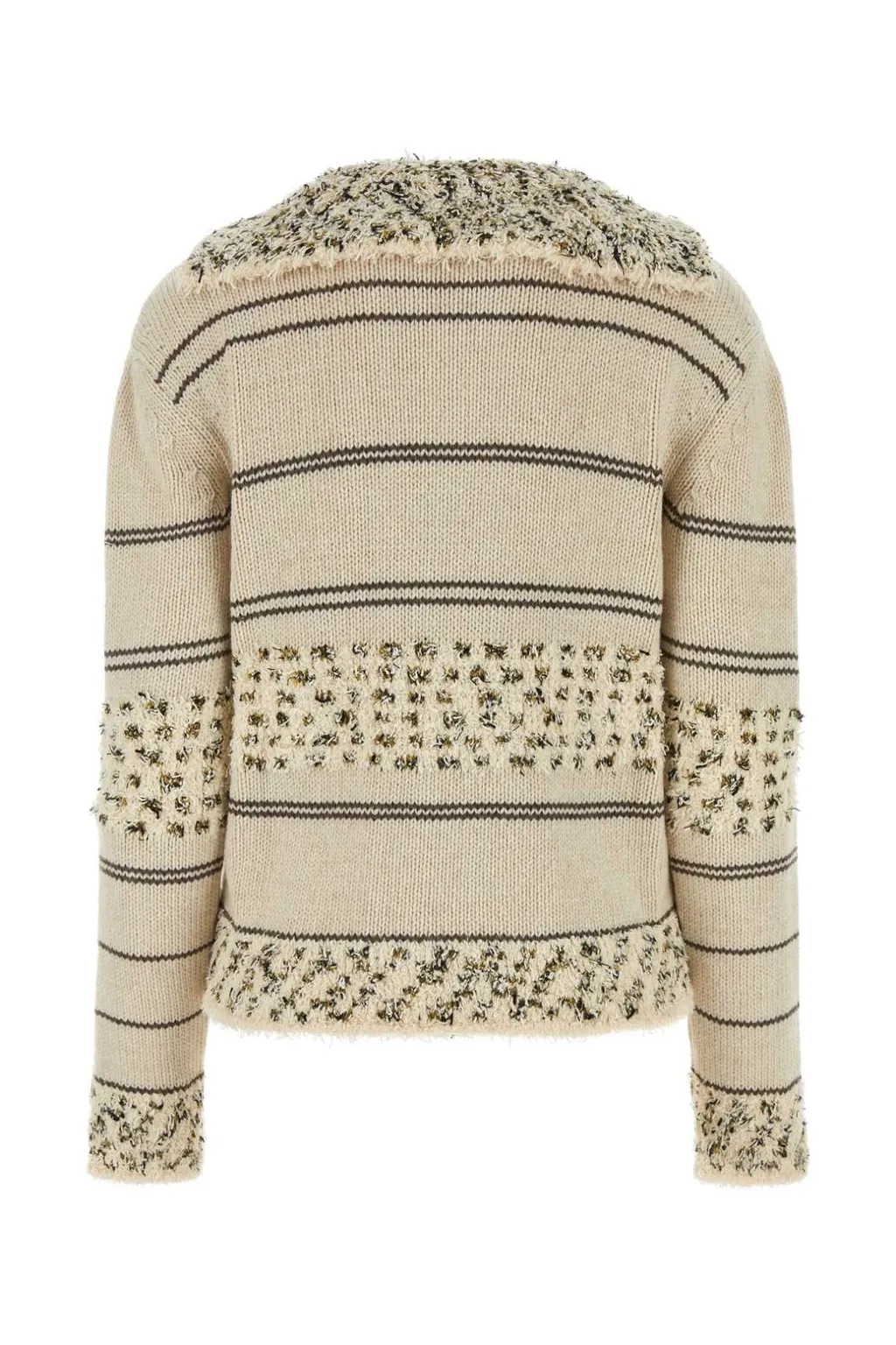Striped V-Neck Jumper