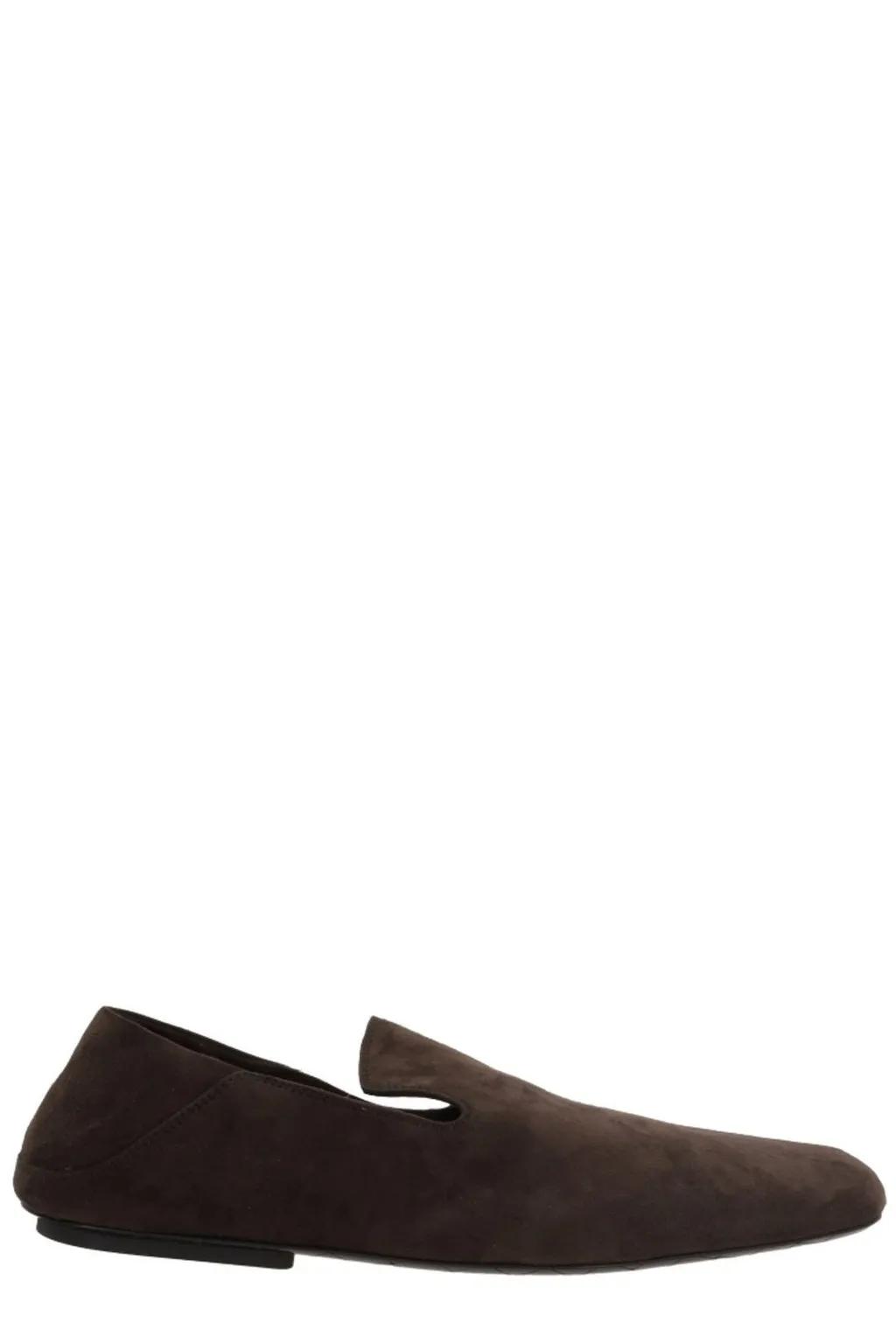 Square Toe Slip-On Flat Shoes