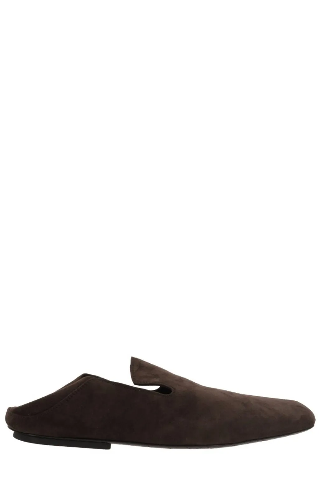 Square Toe Slip-On Flat Shoes