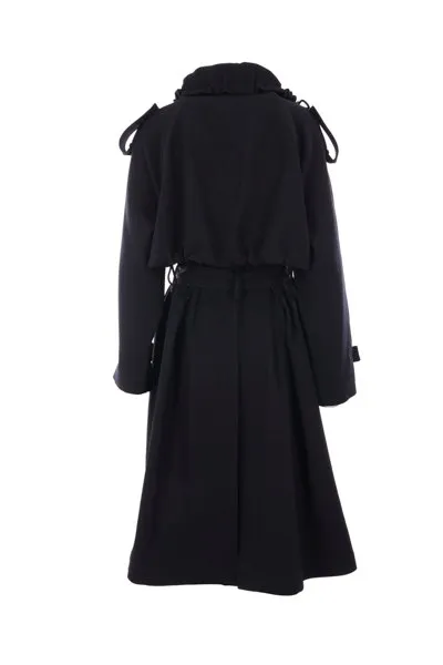 Double-Breasted Belted Trench Coat