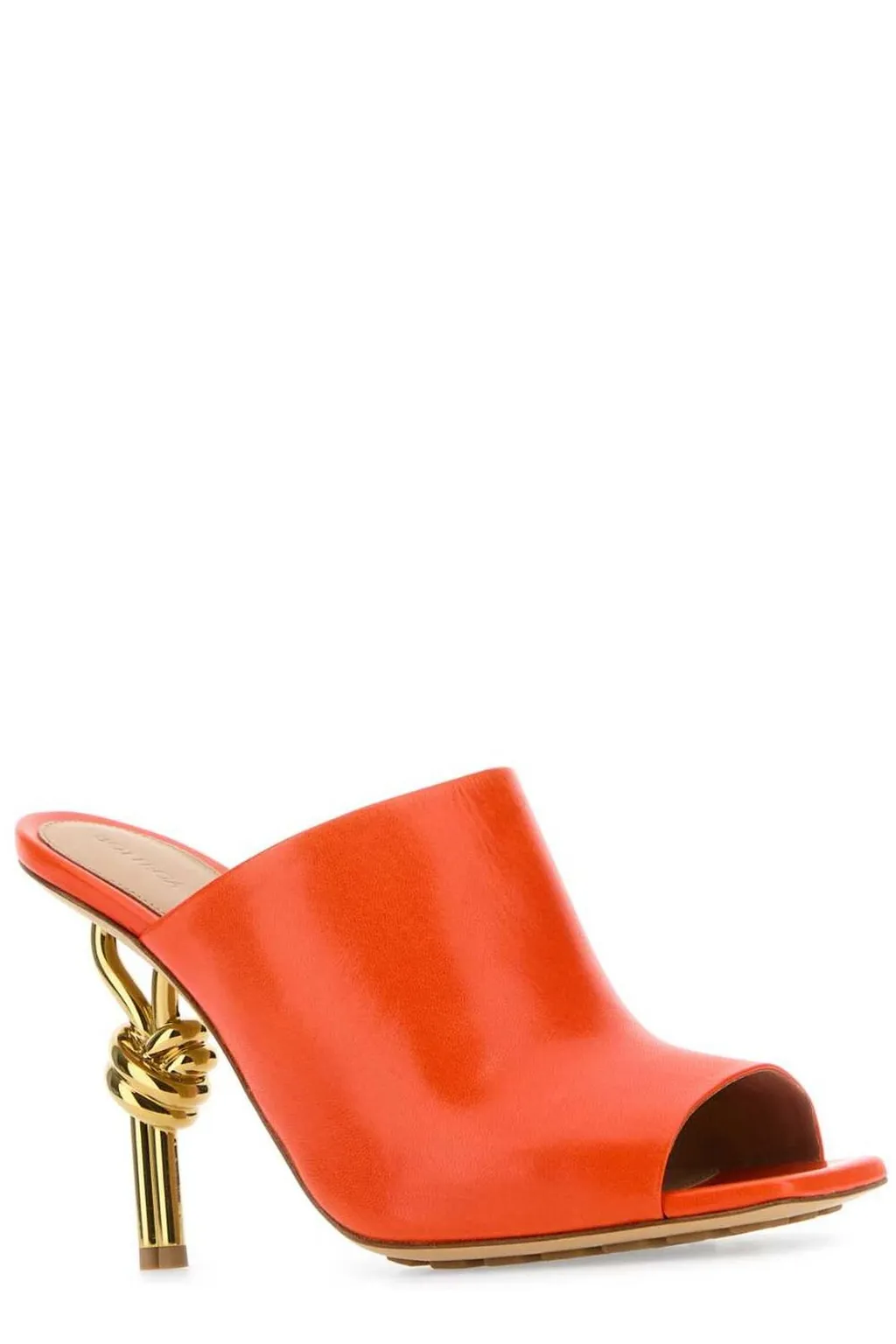 Knot Detailed Open Toe Mules