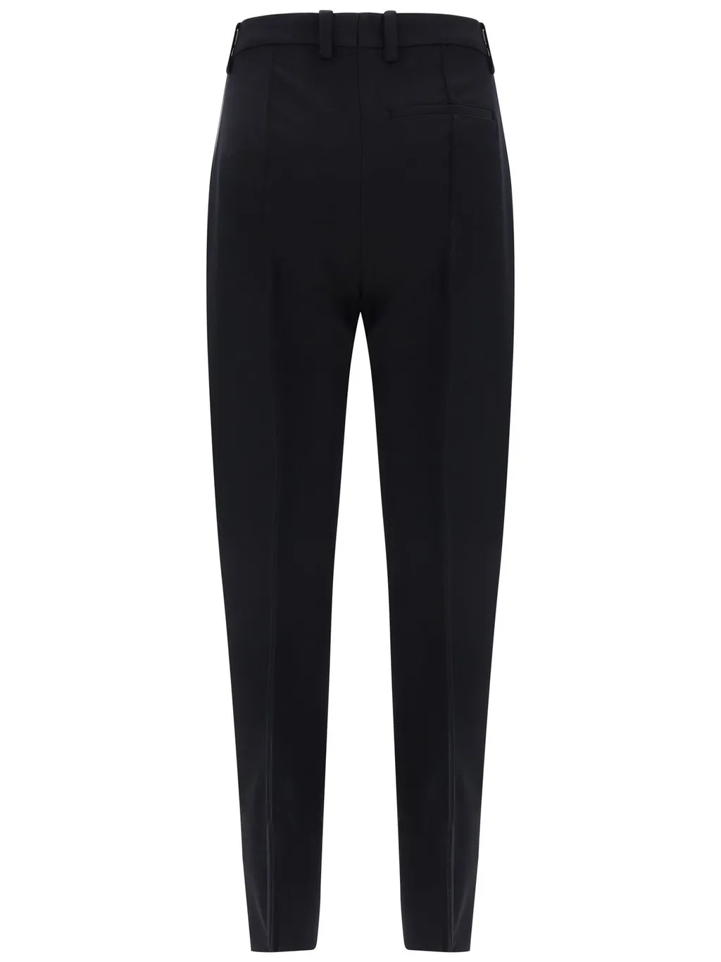 High-Waisted Flared Trousers