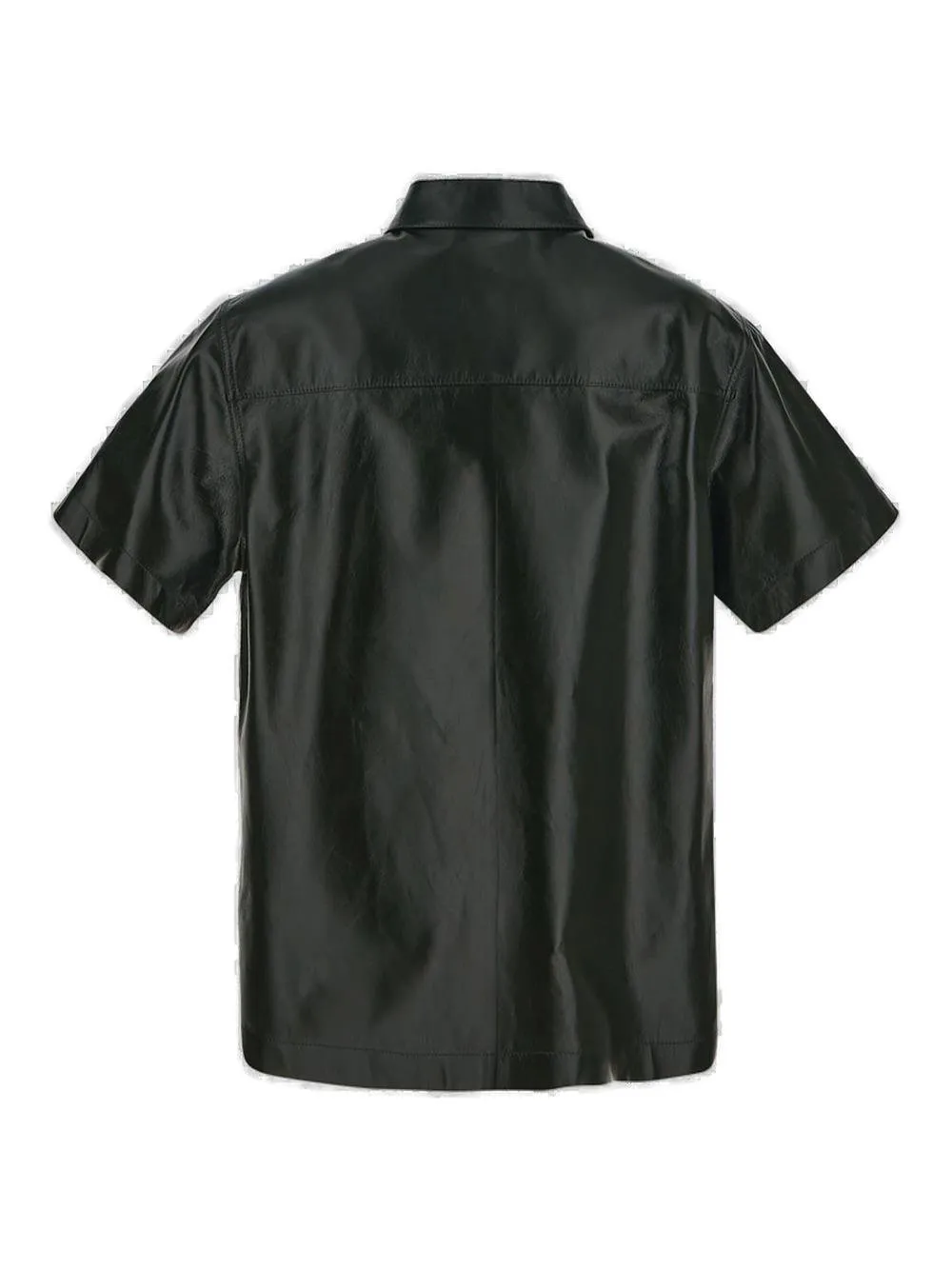 Buttoned Leather Shirt