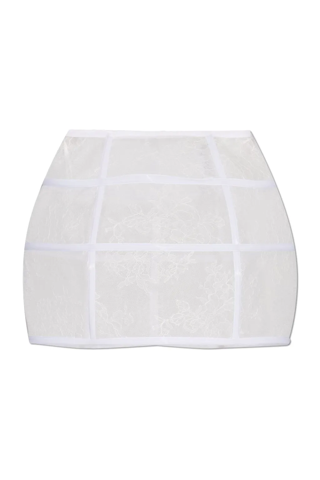Floral Lace Mini Skirt