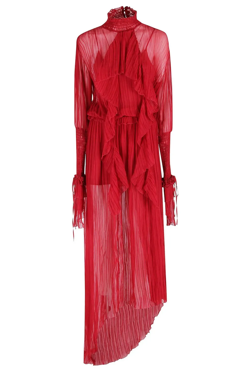 Plissé Chiffon Dress