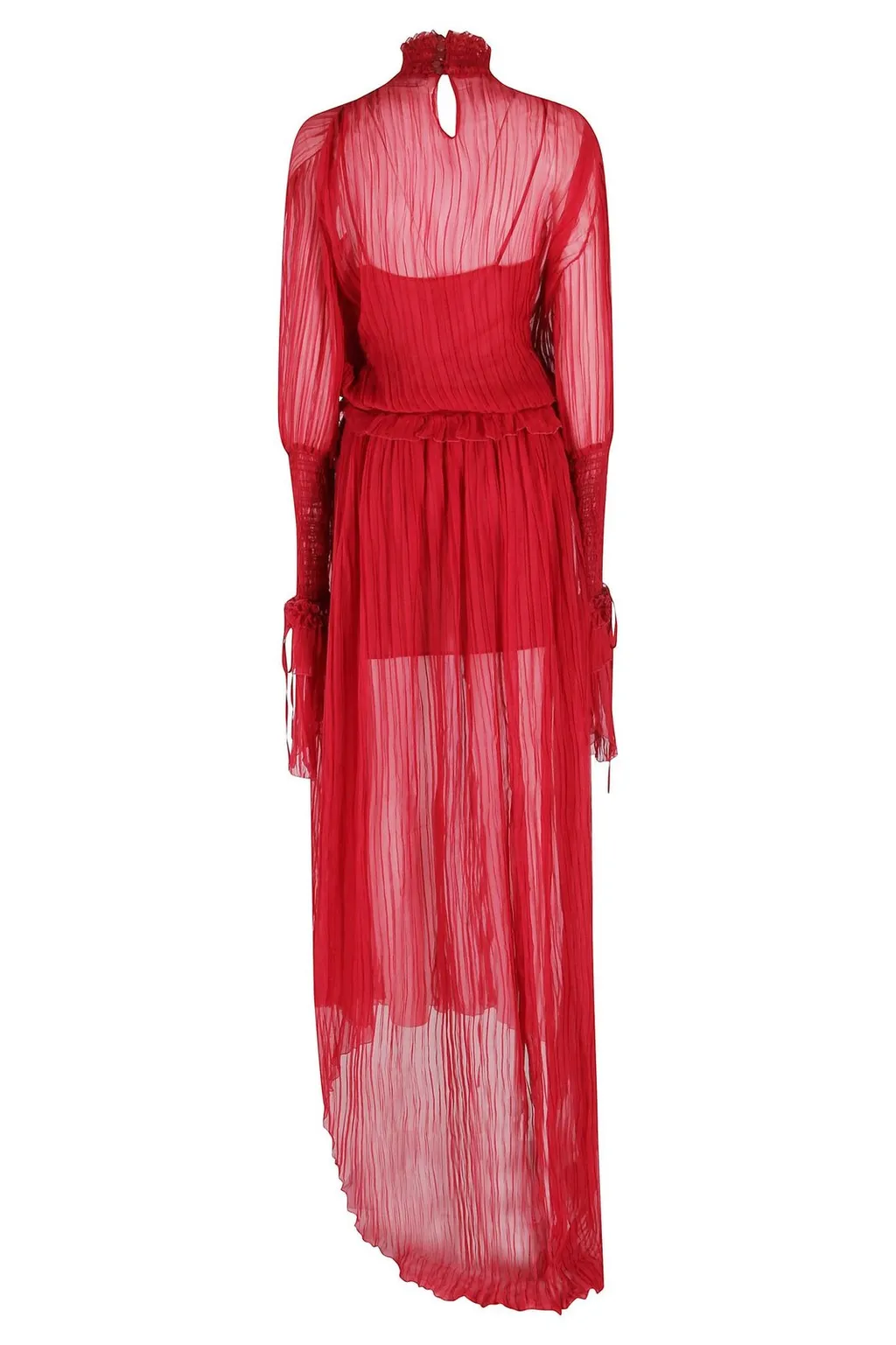 Plissé Chiffon Dress