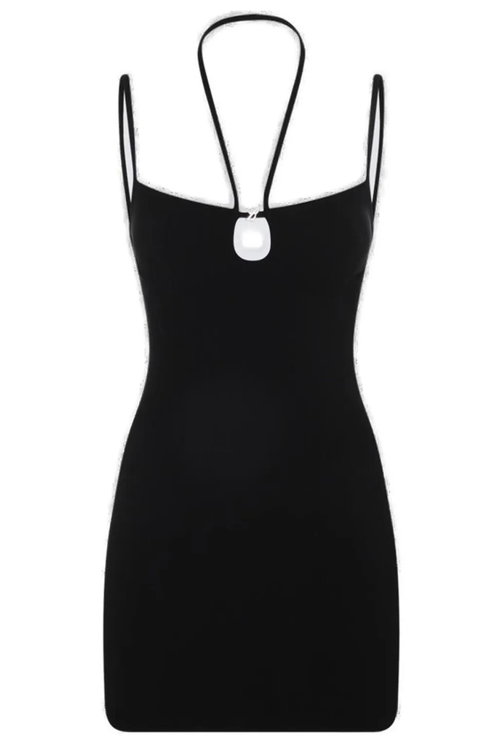 Cut-Out Seam Detailed Jersey Mini Dress