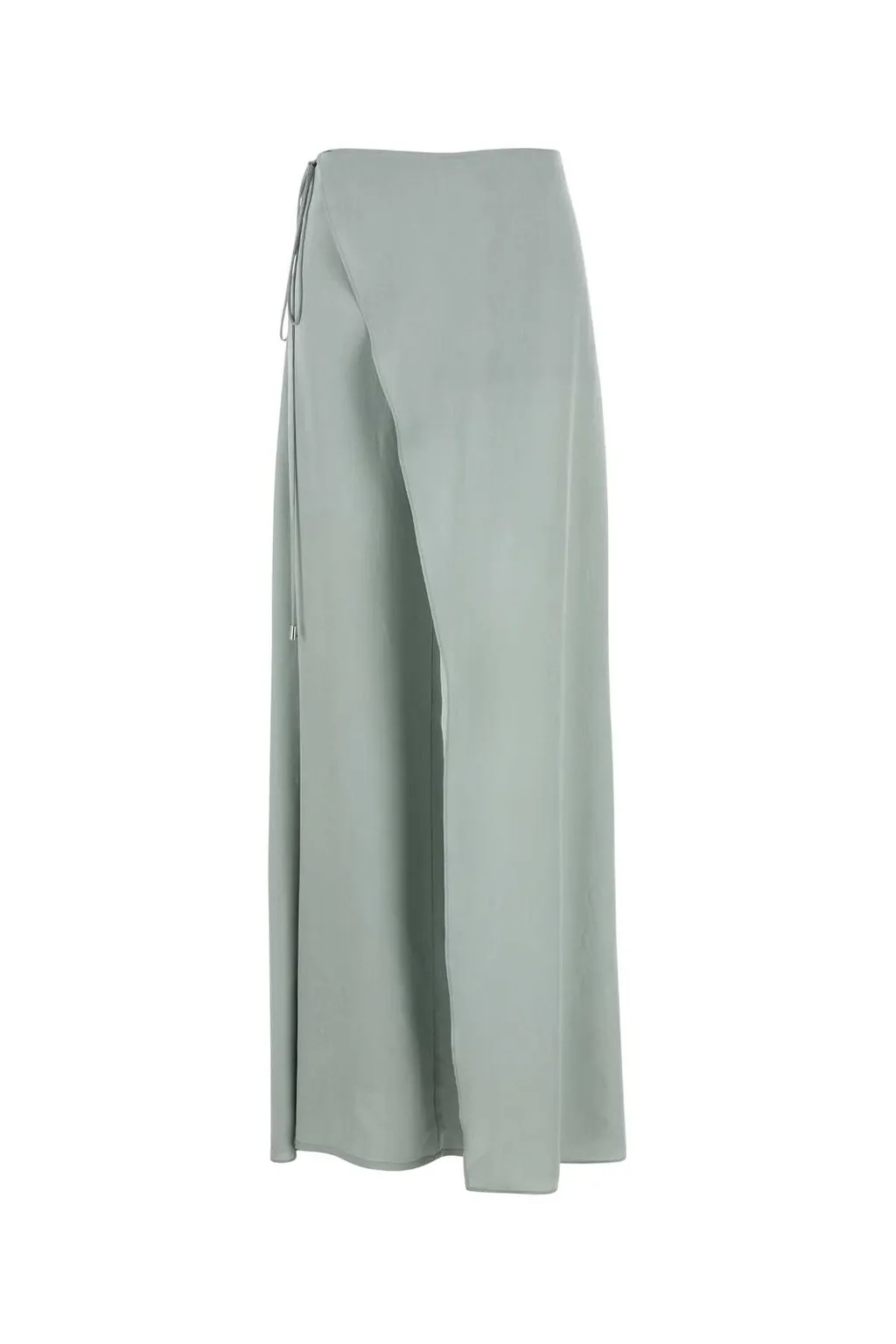 High Waist Wrap-Detail Trousers