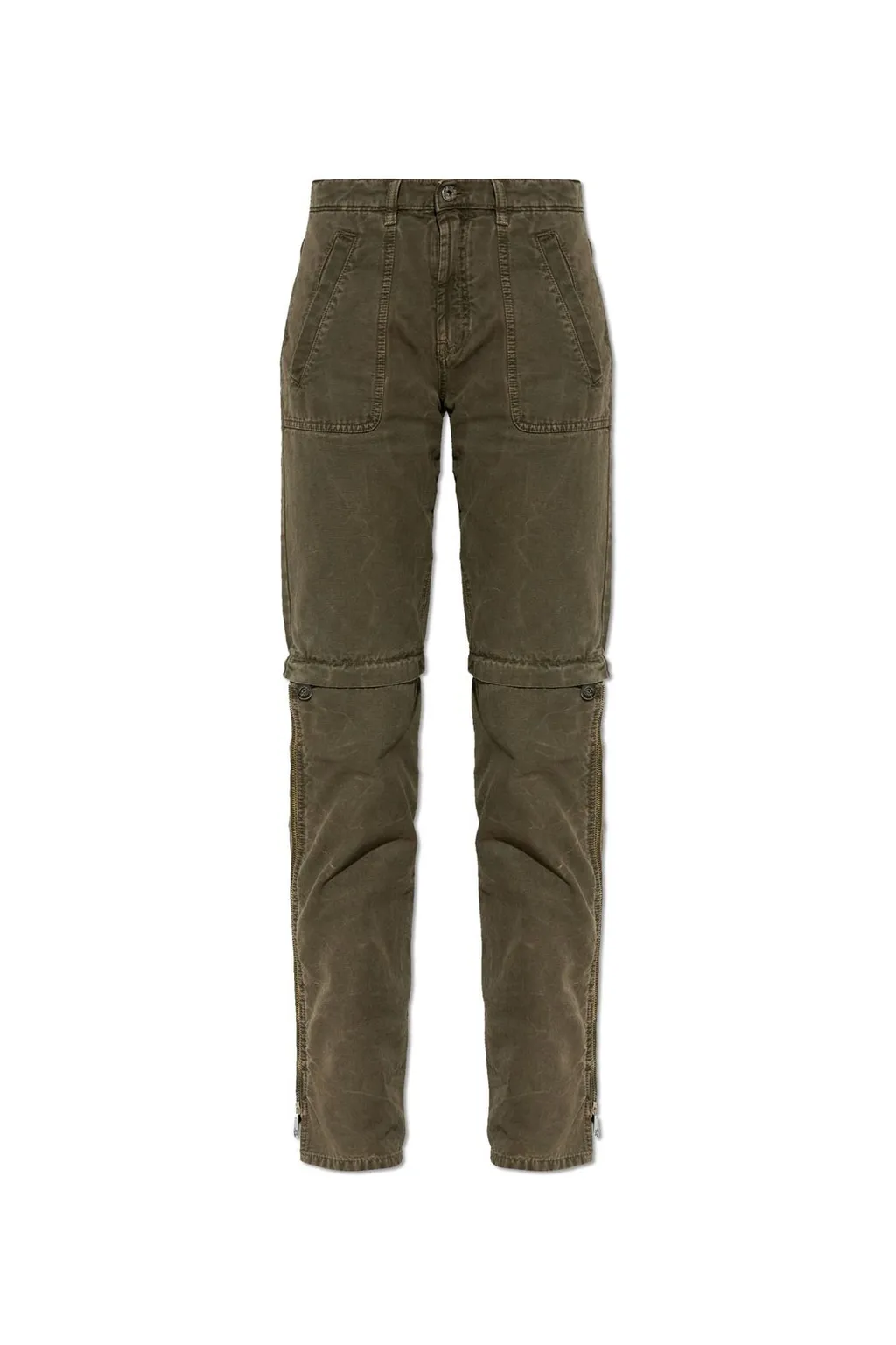 Zippered Cargo Pants