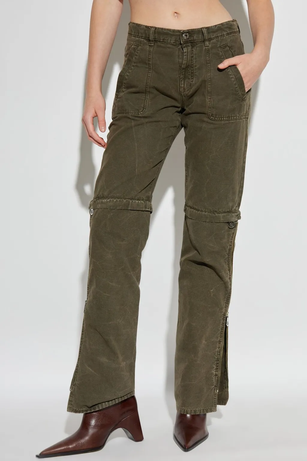 Zippered Cargo Pants