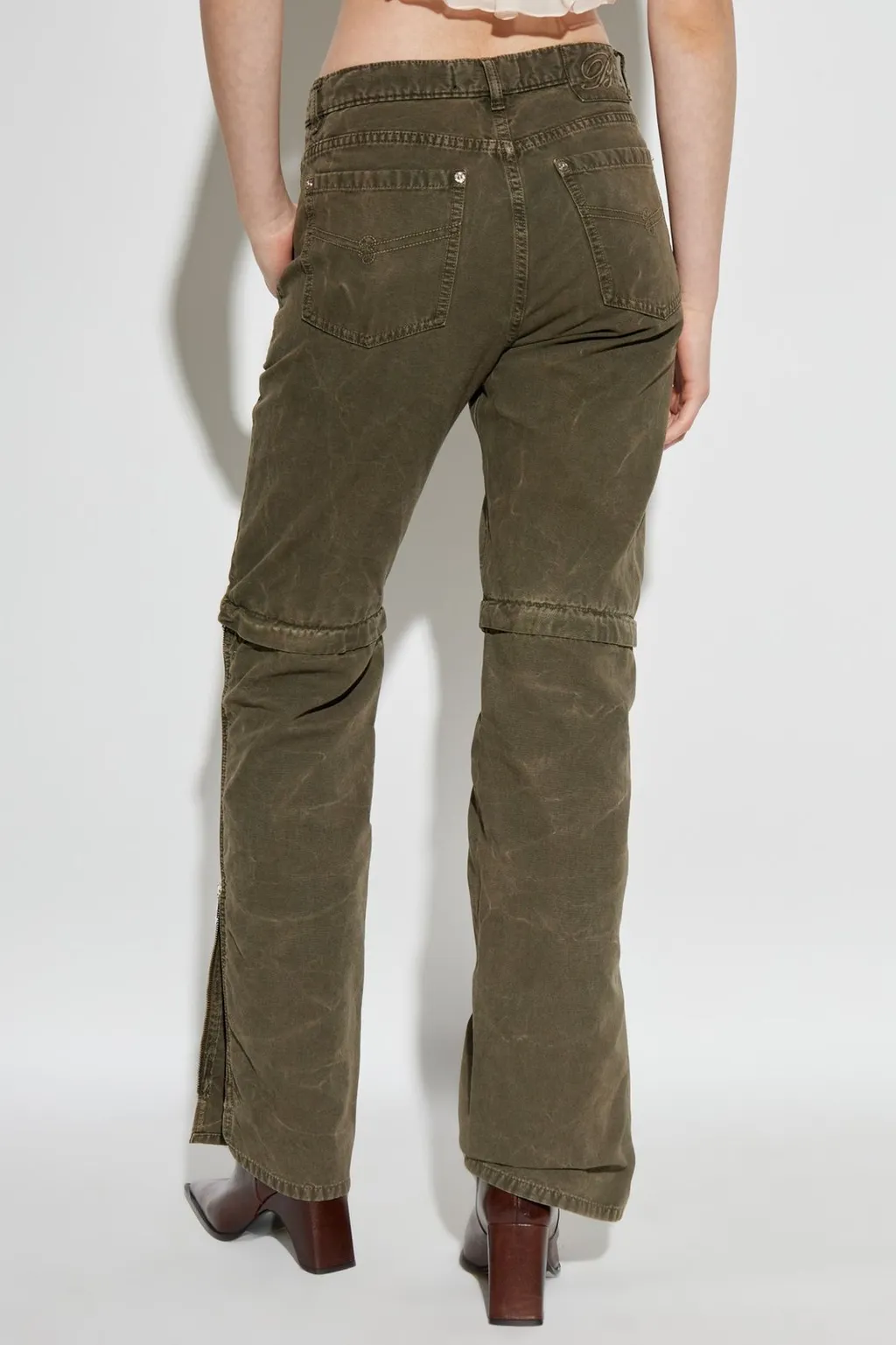 Zippered Cargo Pants